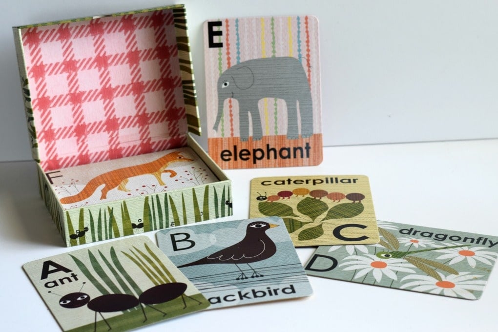 Three Year Old Homeschool Preschool: Alphabet Animal Flashcards from Anthropologie by This Little Home of Mine