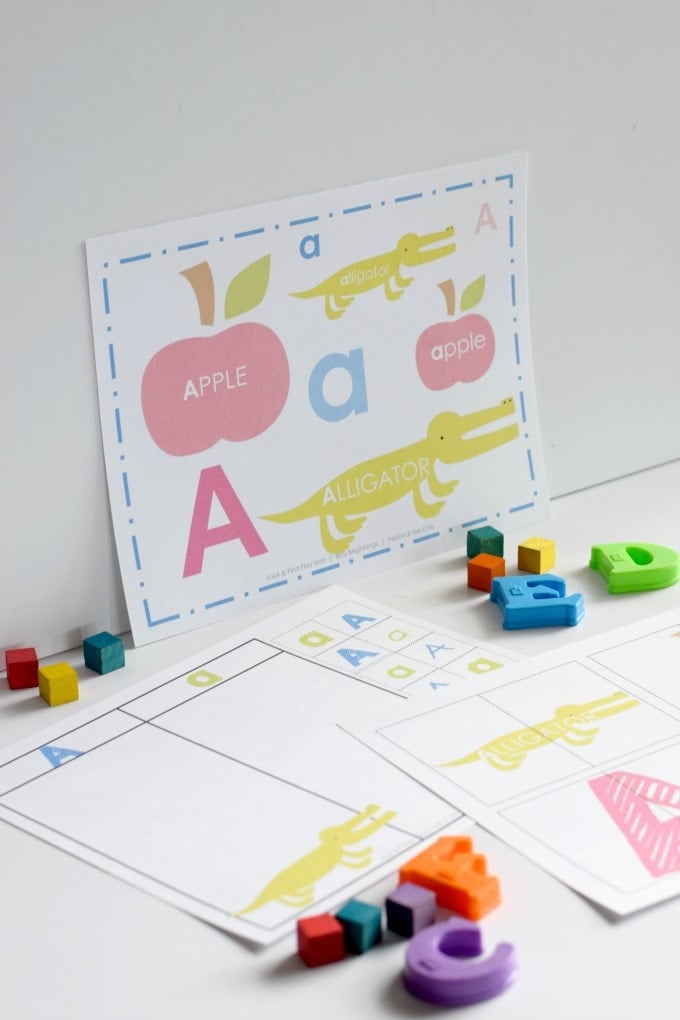 Three Year Old Homeschool Preschool: Alphabet Activities from Bitty Beginnings (Letter a Week Alphabet Activities) by This Little Home of Mine