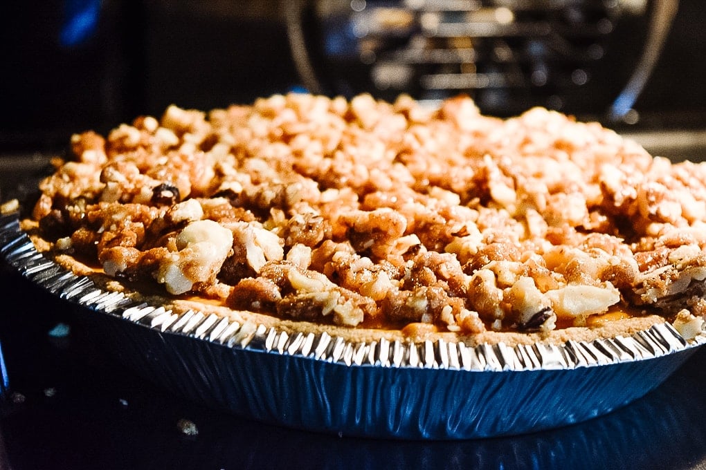 Walnut Pumpkin Pie Recipe for Thanksgiving by This Little Home of Mine