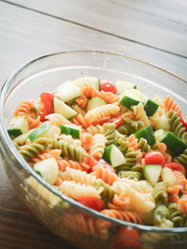 World's Easiest Pasta Salad Recipe by This Little Home of Mine