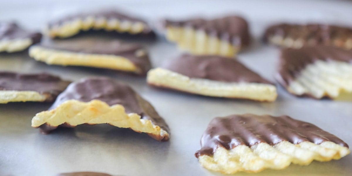 Chocolate Dipped Potato Chips