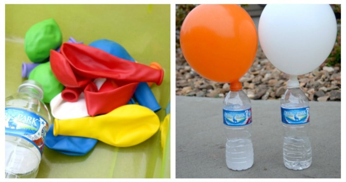 Expanding Balloon Science Experiment by This Little Home of Mine