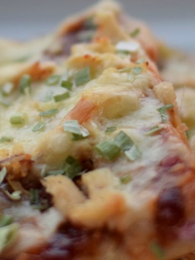 BBQ Chicken Pizza Recipe by This Little Home of Mine