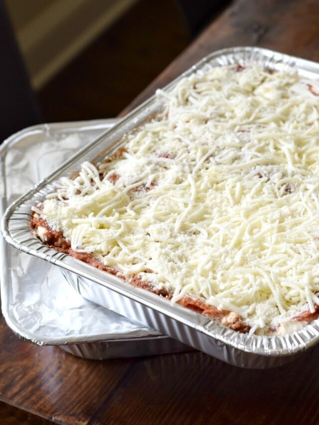 Freezer Lasagna Story