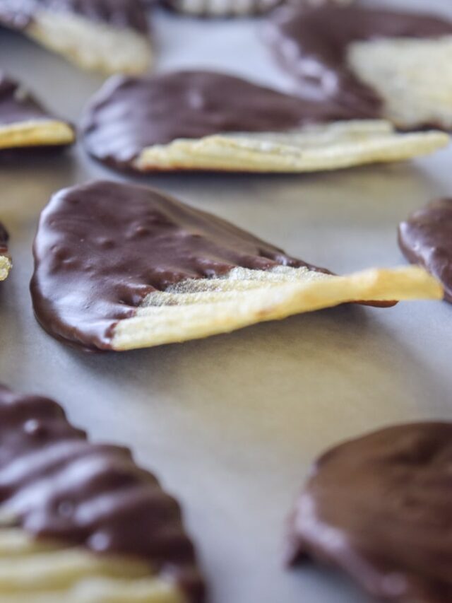 Chocolate Dipped Potato Chips Story