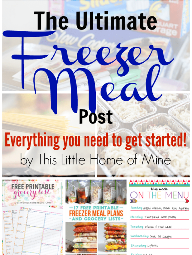 Ultimate Freezer Meal Post Story