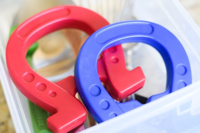 Hands-on Science: Magnet Sensory Bin