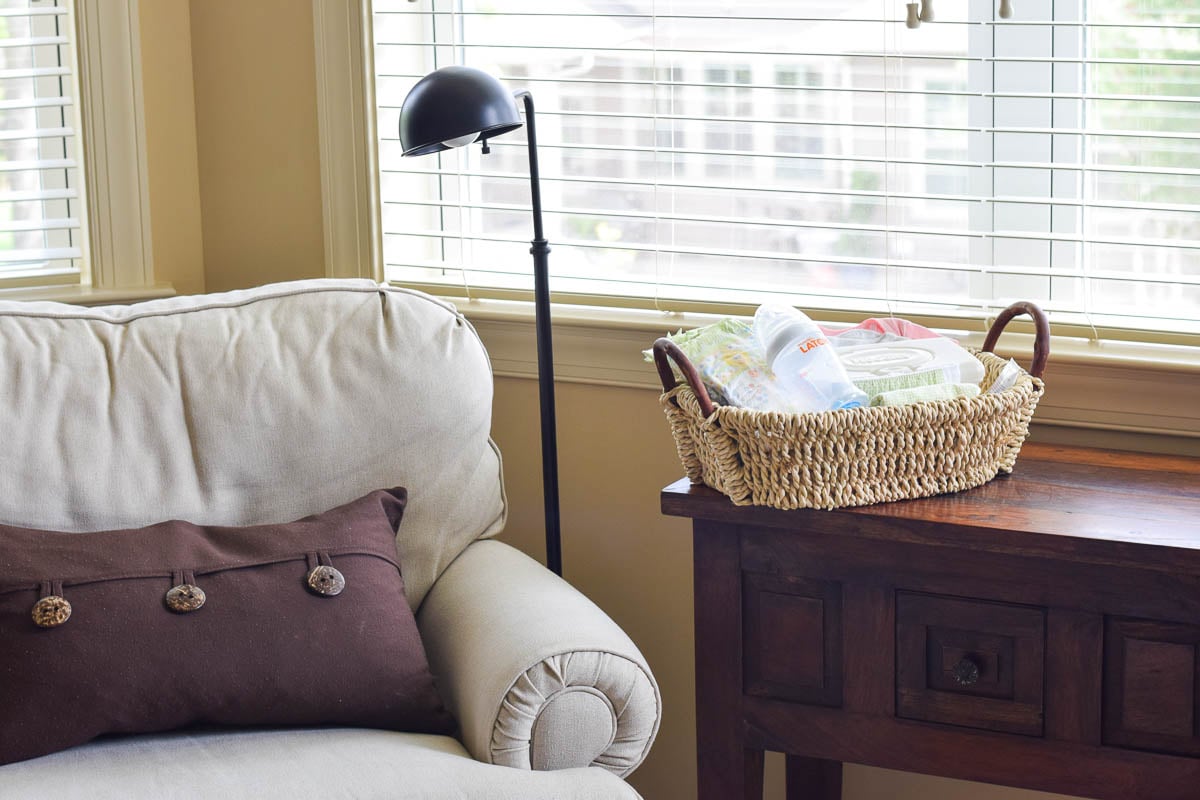 Baby Care Supplies in a Basket
