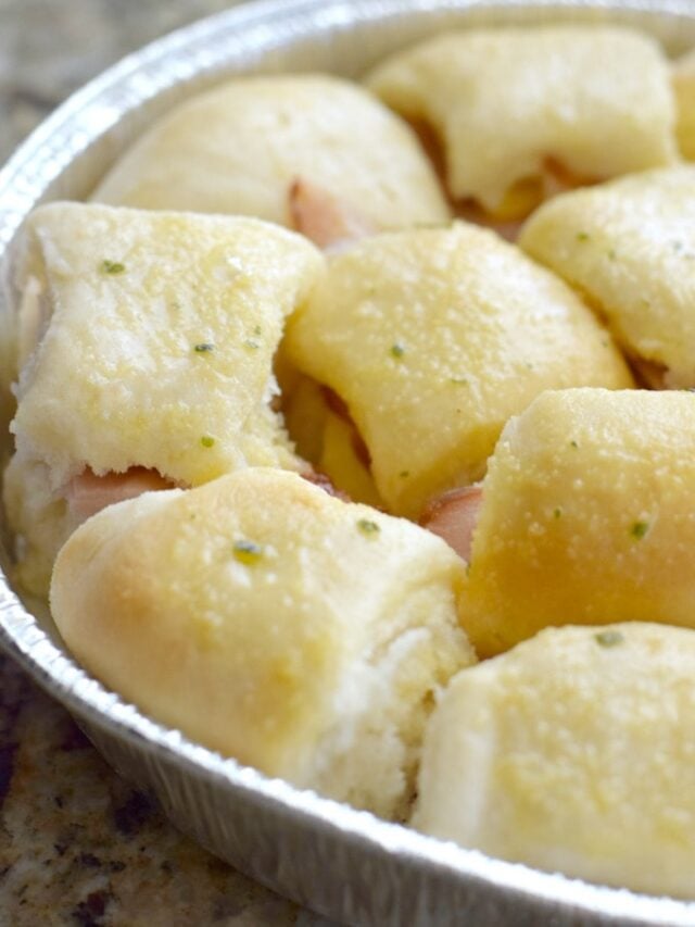 Ham and Gouda Cheese on Yeast Rolls Recipe Story This Little Home of Mine