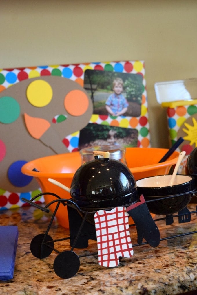 Painting Birthday Party: Art Party for Kids by This Little Home of Mine