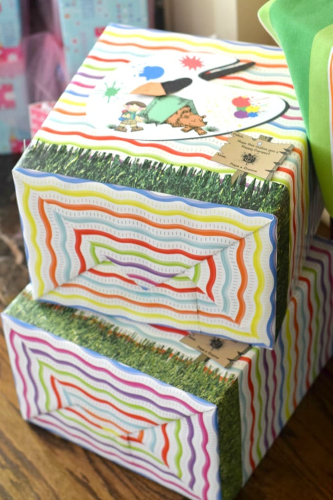 Painting Birthday Party: Art Party for Kids by This Little Home of Mine