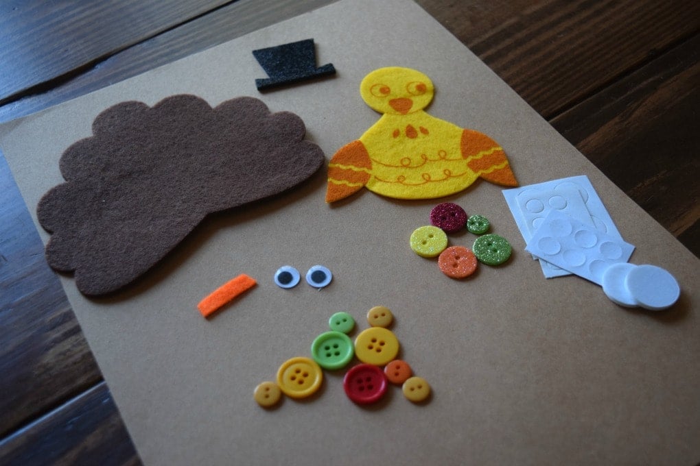 Thanksgiving Day Activities for Kids - Felt Turkey Craft by This Little Home of Mine