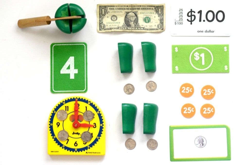 Simultaneously Teach Symmetry, Fractions, & Money