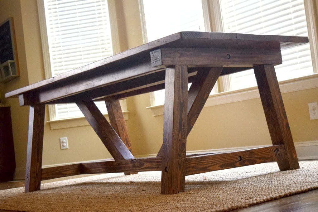 Create the Farmhouse Table of Your Dreams by This Little Home of Mine