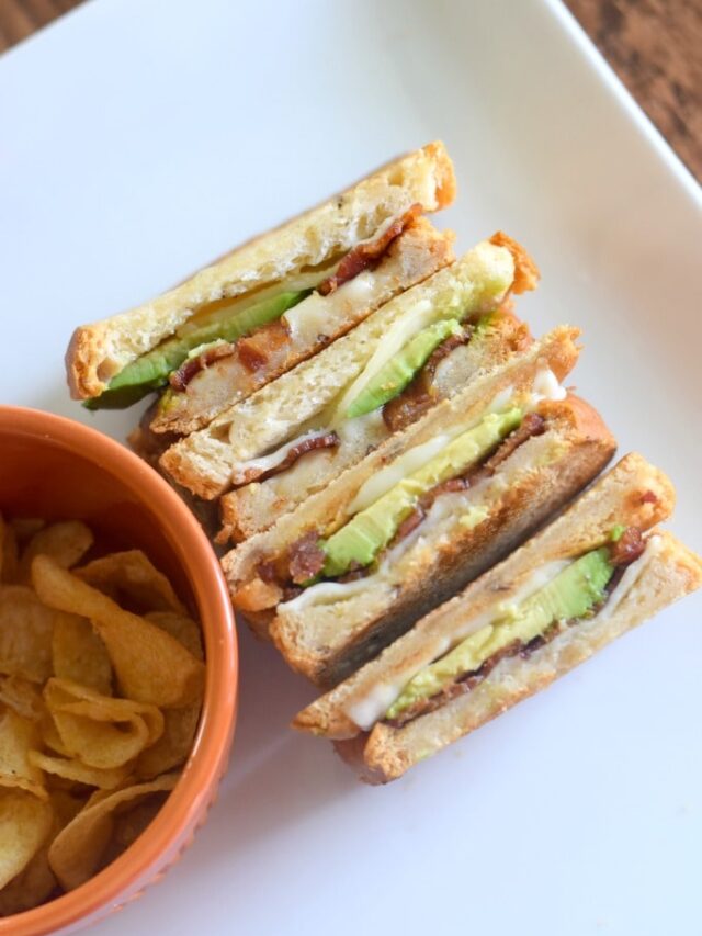 Bacon Avocado Grilled Cheese by This Little Home of Mine
