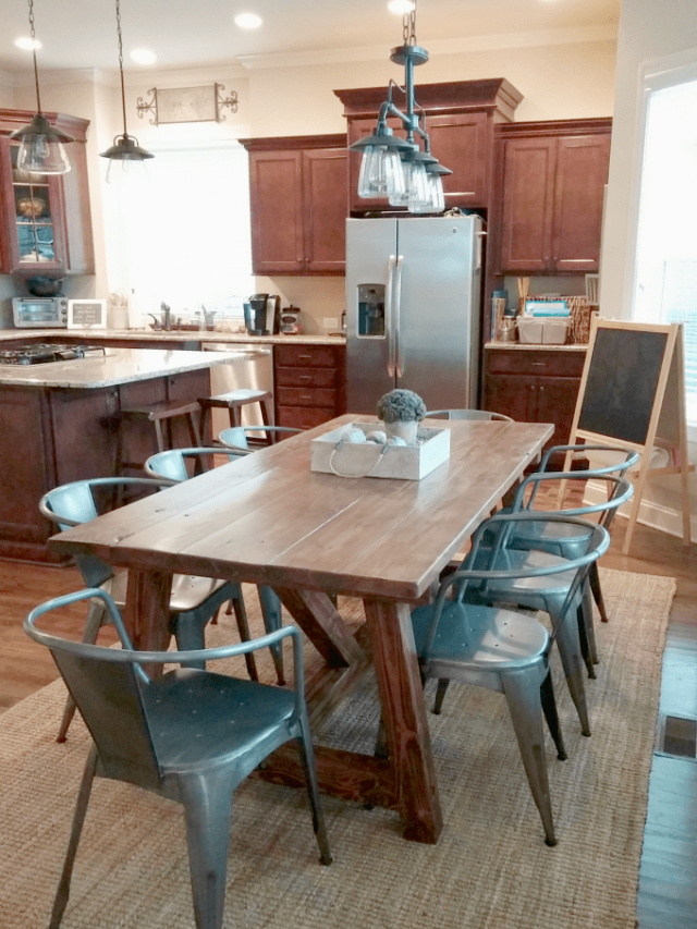 Create the Farmhouse Table of Your Dreams by This Little Home of Mine