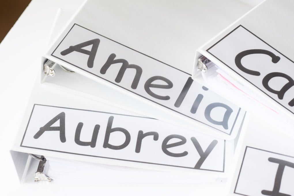Organized Medical Binders for Your Kids 