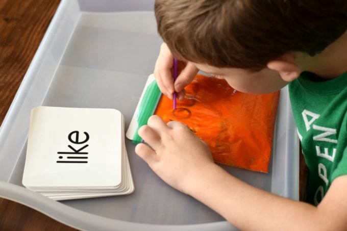 Paint Bags: Letters, Sight Words, Spelling Words, & More by This Little Home of Mine