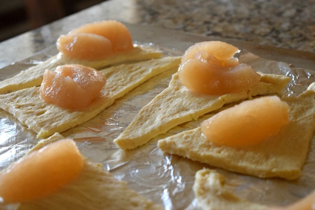Fried Apple Cinnamon Crescent Rolls - Fall Dessert by This Little Home of Mine