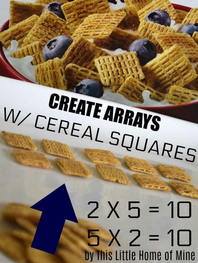 Math Activity: Use Cereal Squares to Create Arrays Story
