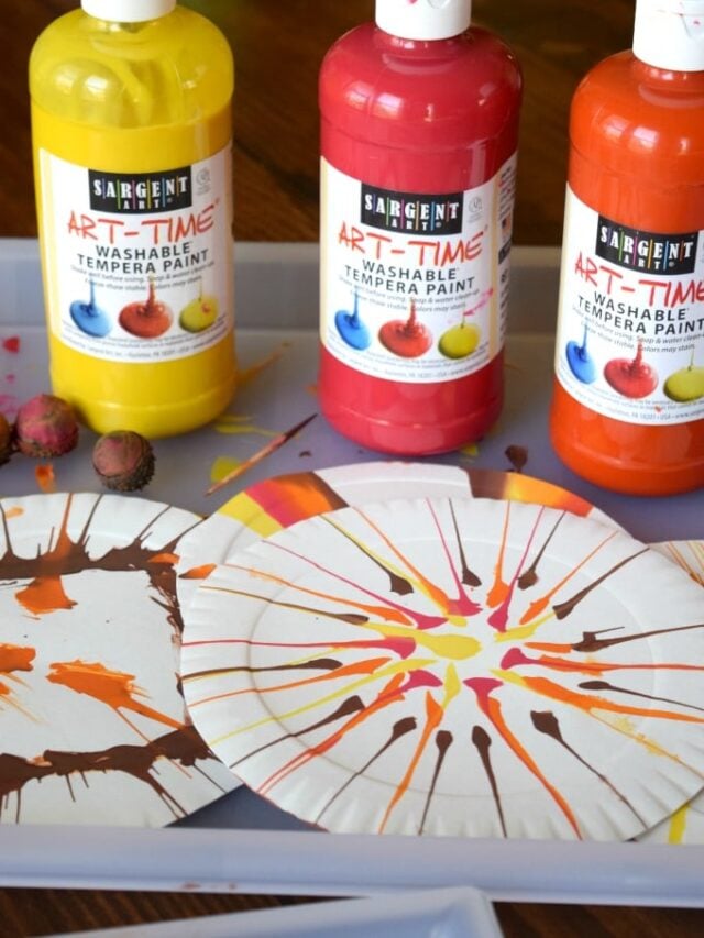 How to Do Spin Art with a Salad Spinner Story This Little Home of Mine