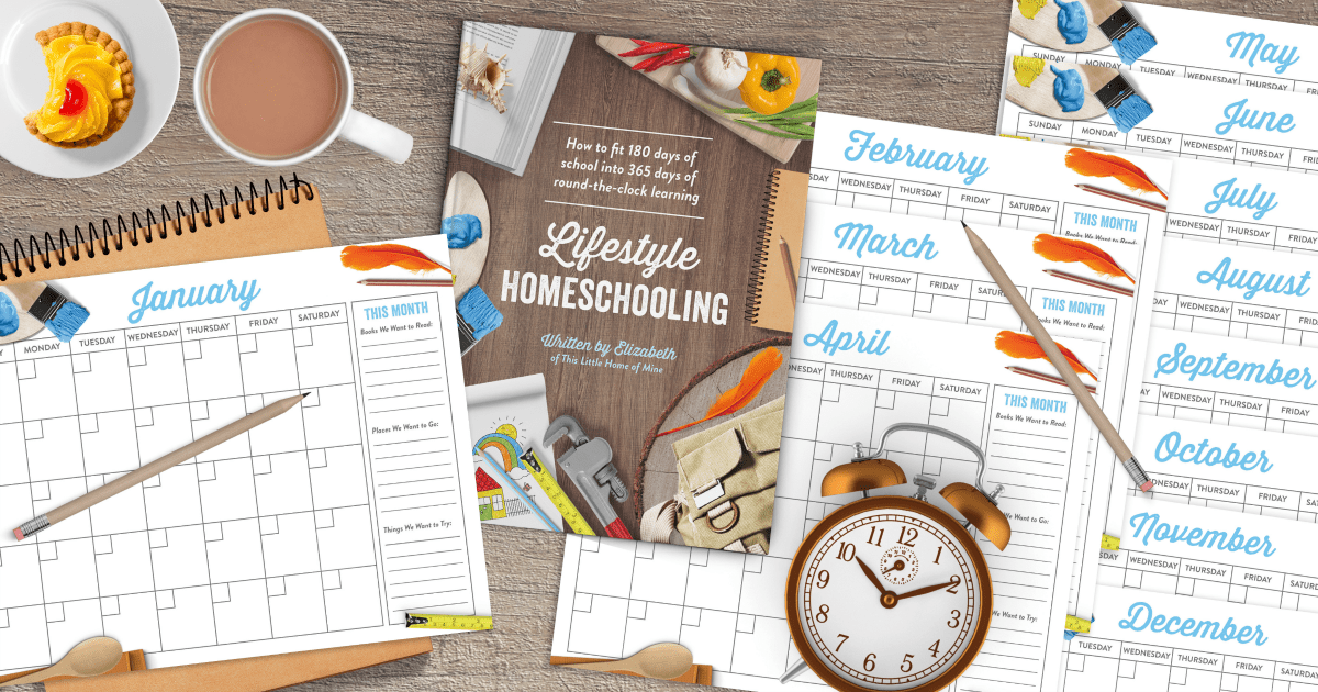 Lifestyle Homeschooling eBook - This Little Home of Mine