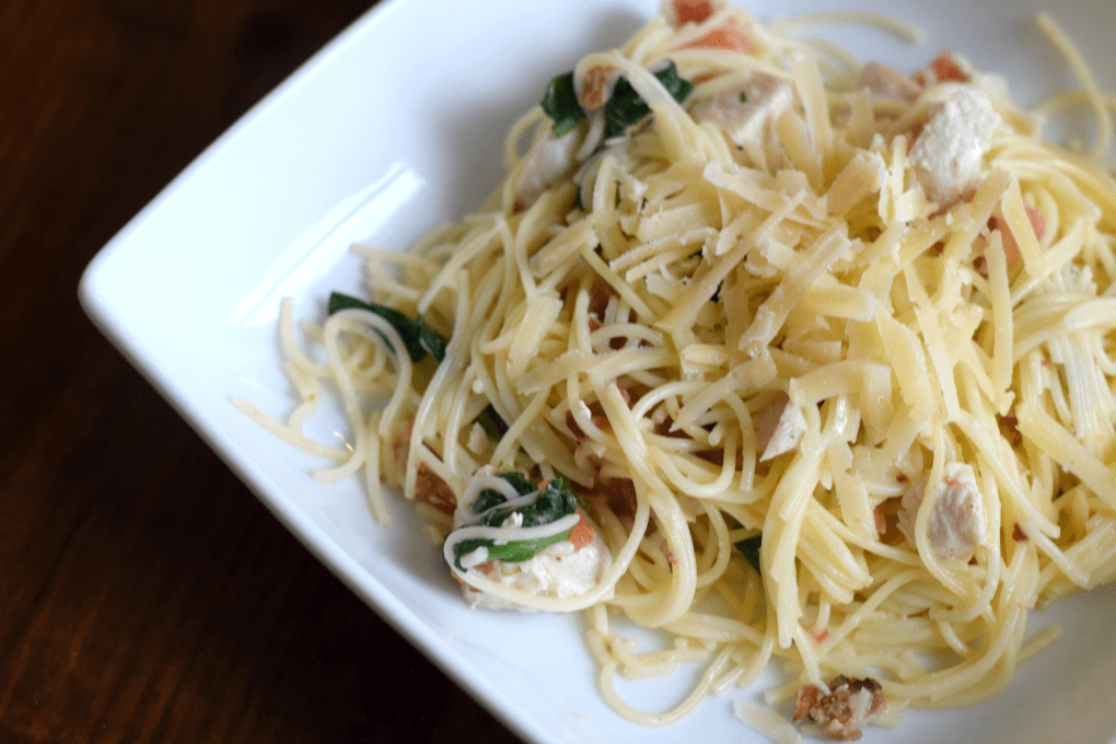 Tuscan Chicken Pasta by This Little Home of Mine