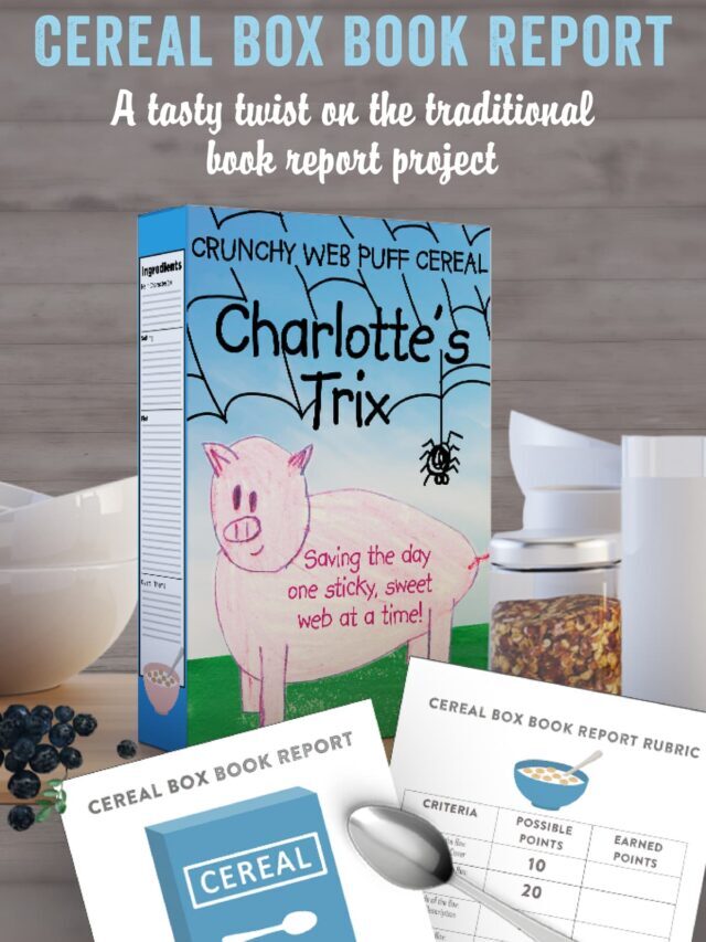 Cereal Box Book Report Project Story