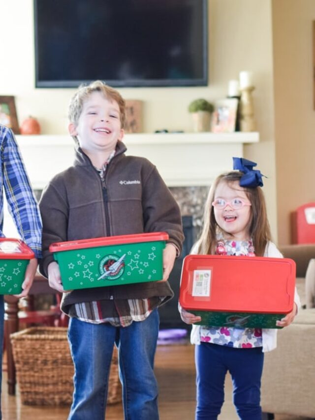 Our Operation Christmas Child Shoeboxes Story