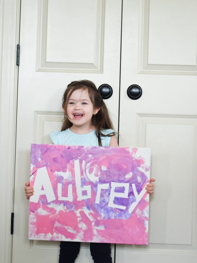 Name Painting Activity Story
