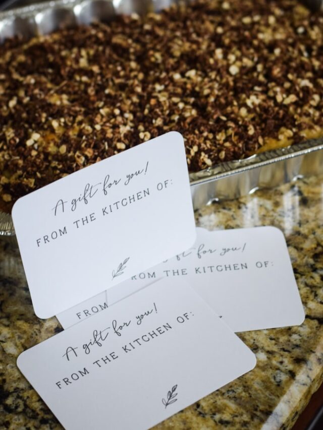 Free Printable Food Gift Tags Story