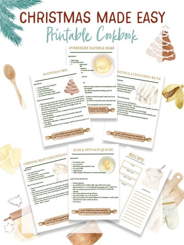 Free Christmas Made Easy Recipe Printable Story