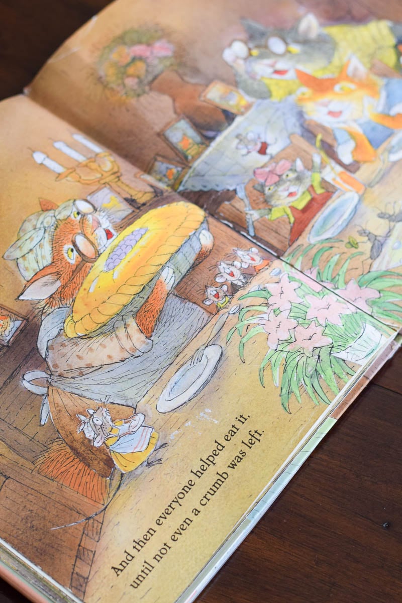 Inside Pages of "All for Pie Pie for All"