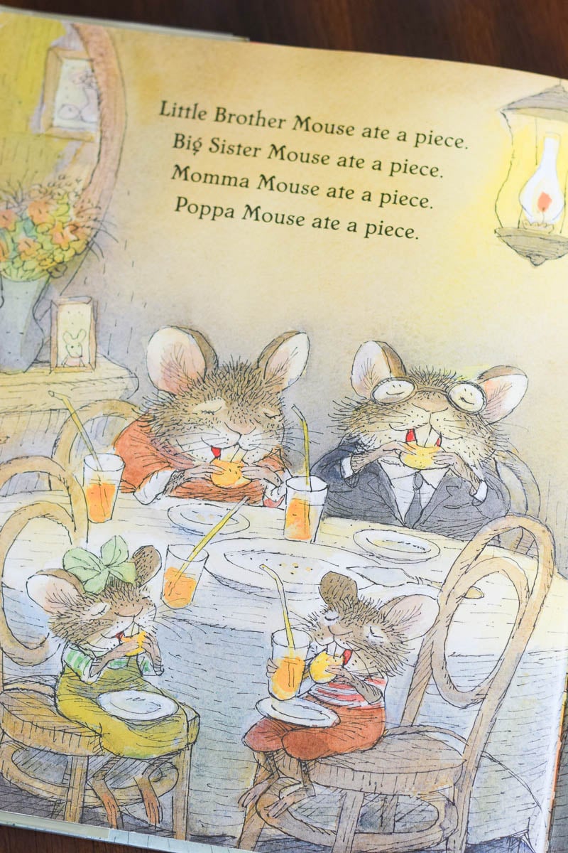 Inside Pages of "All for Pie Pie for All"