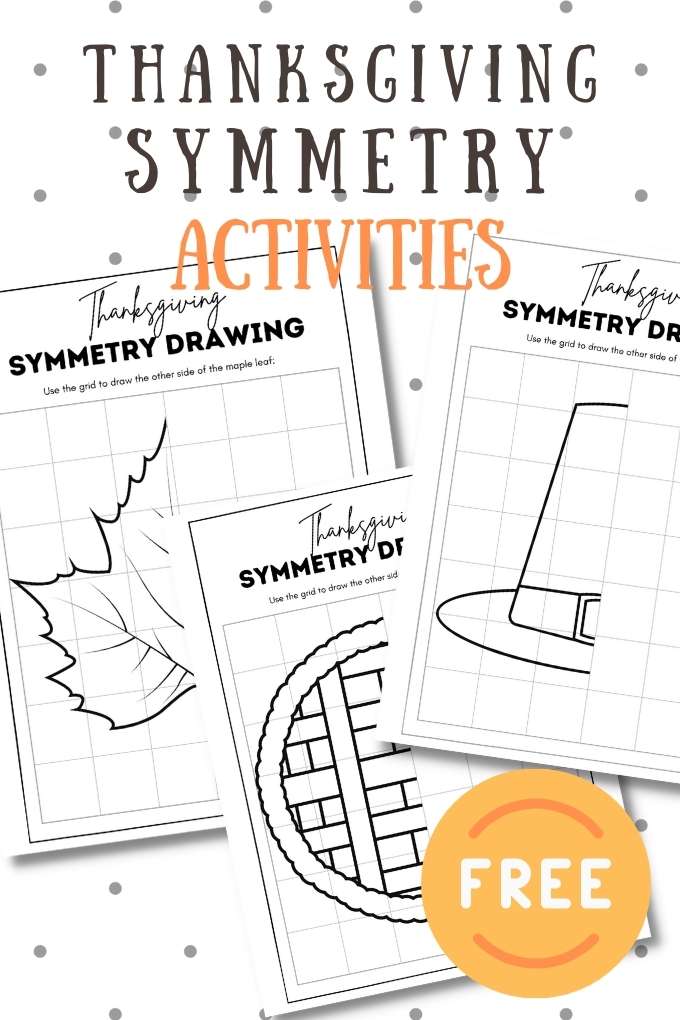 Thanksgiving Symmetry Activities for Math
