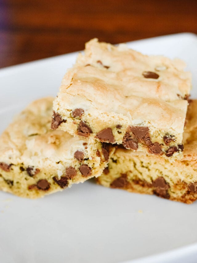 Cake Mix Cookie Bars Story