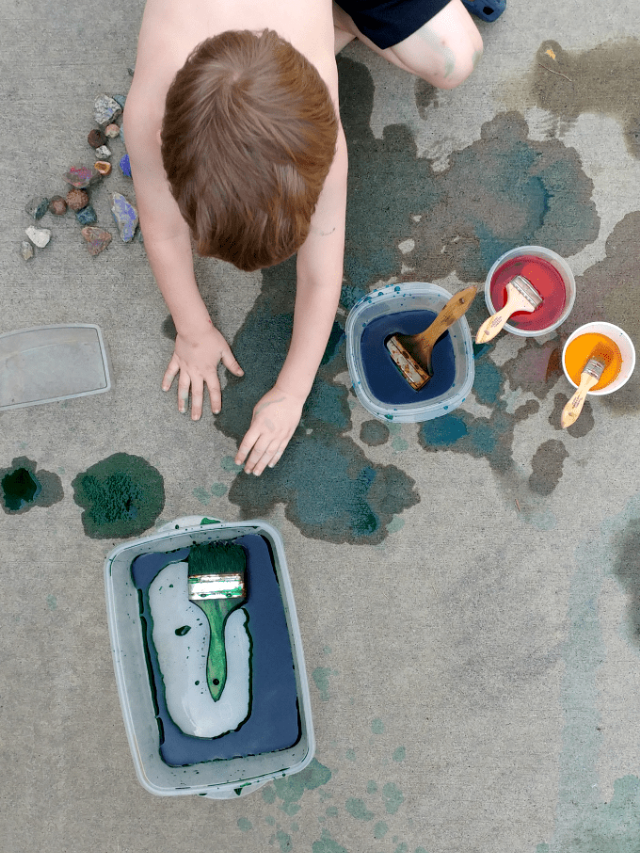 Painting and Writing with Water Story