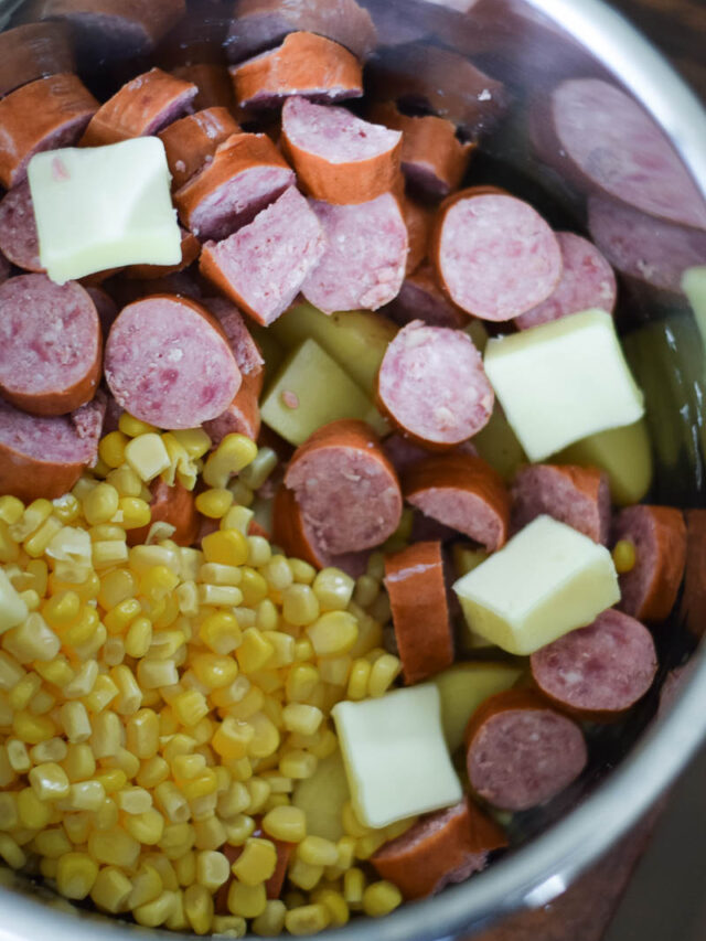 Recipe Ingredients in Instant Pot