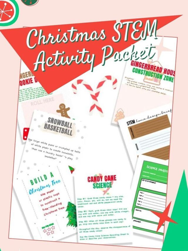 Christmas STEM Activity Packet Story