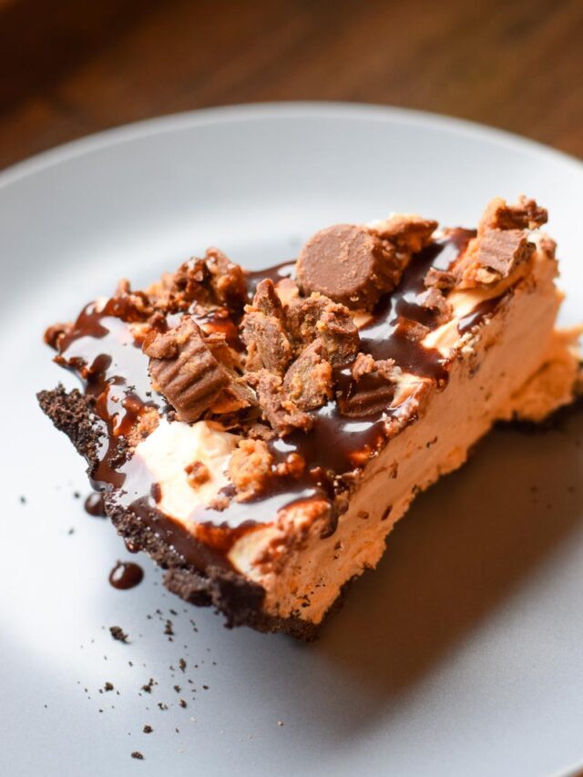 Frozen Peanut Butter Cup Pie Story