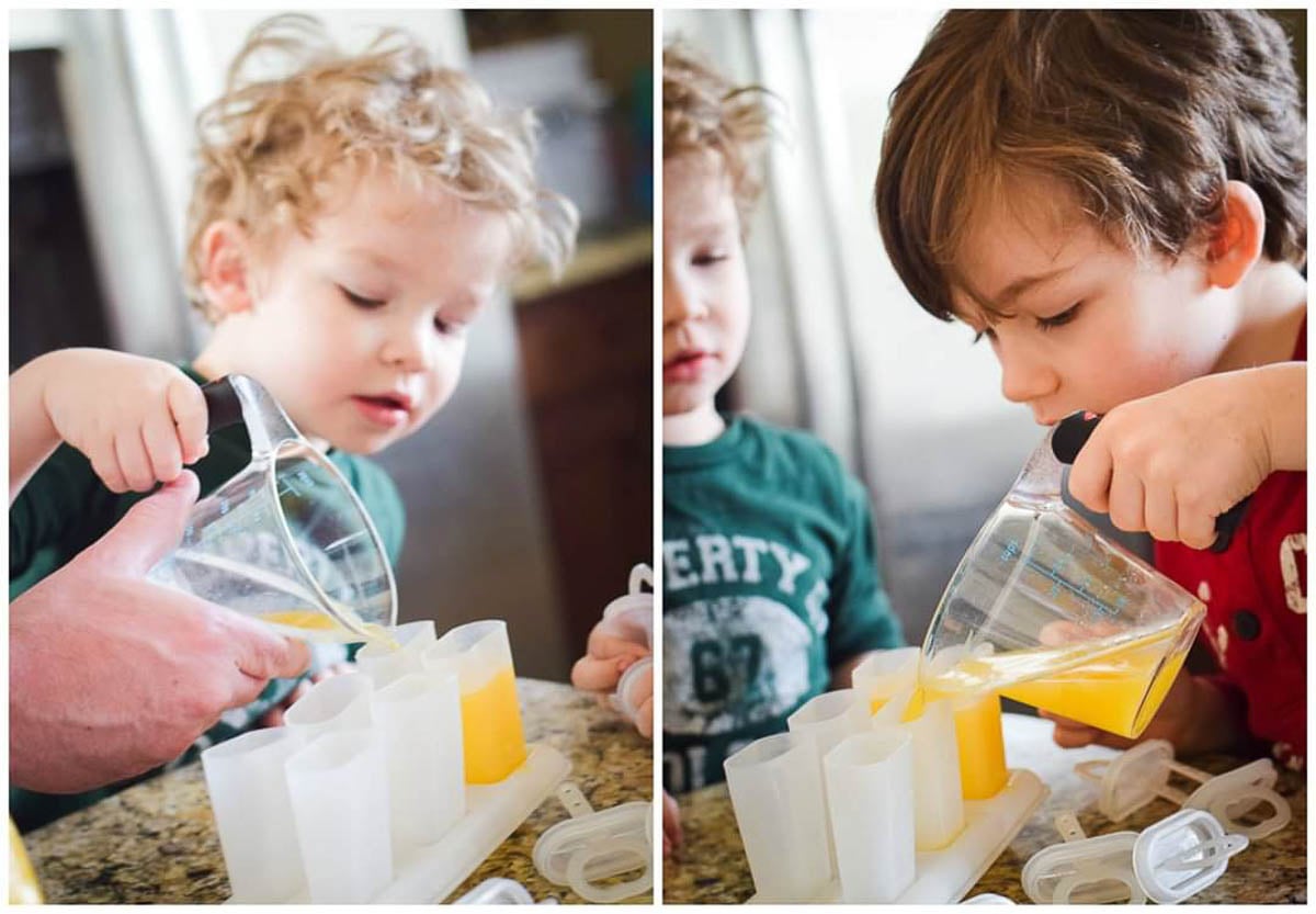 Young Kids Helping in the Kitchen