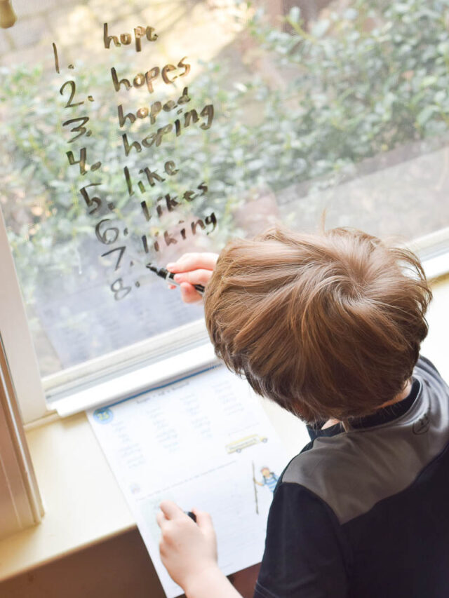 Vertical Writing Ideas for Older Kids Story