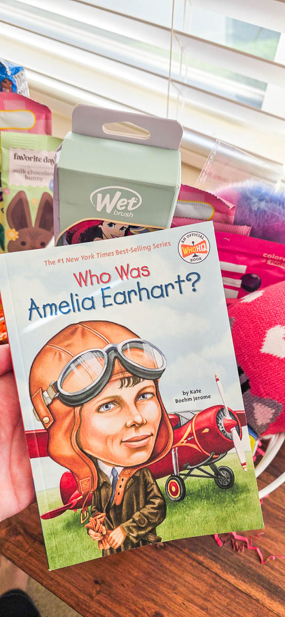 Front Cover of "Who Was Amelia Earhart?"