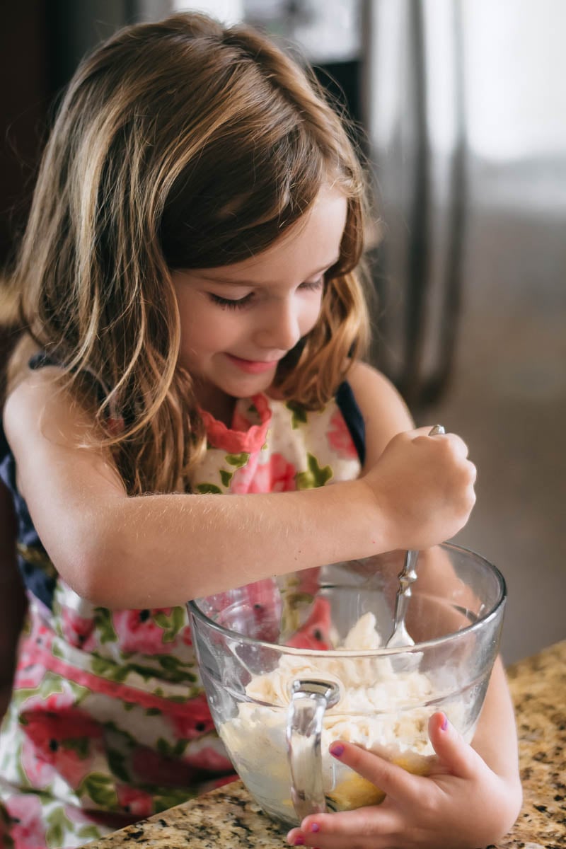 Girl Cooking in the Kitchen