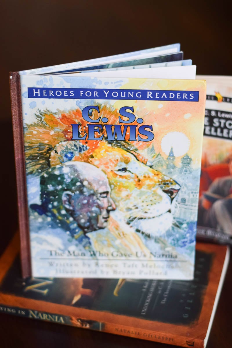 Front Cover of Hardback C.S. Lewis Biography for Kids