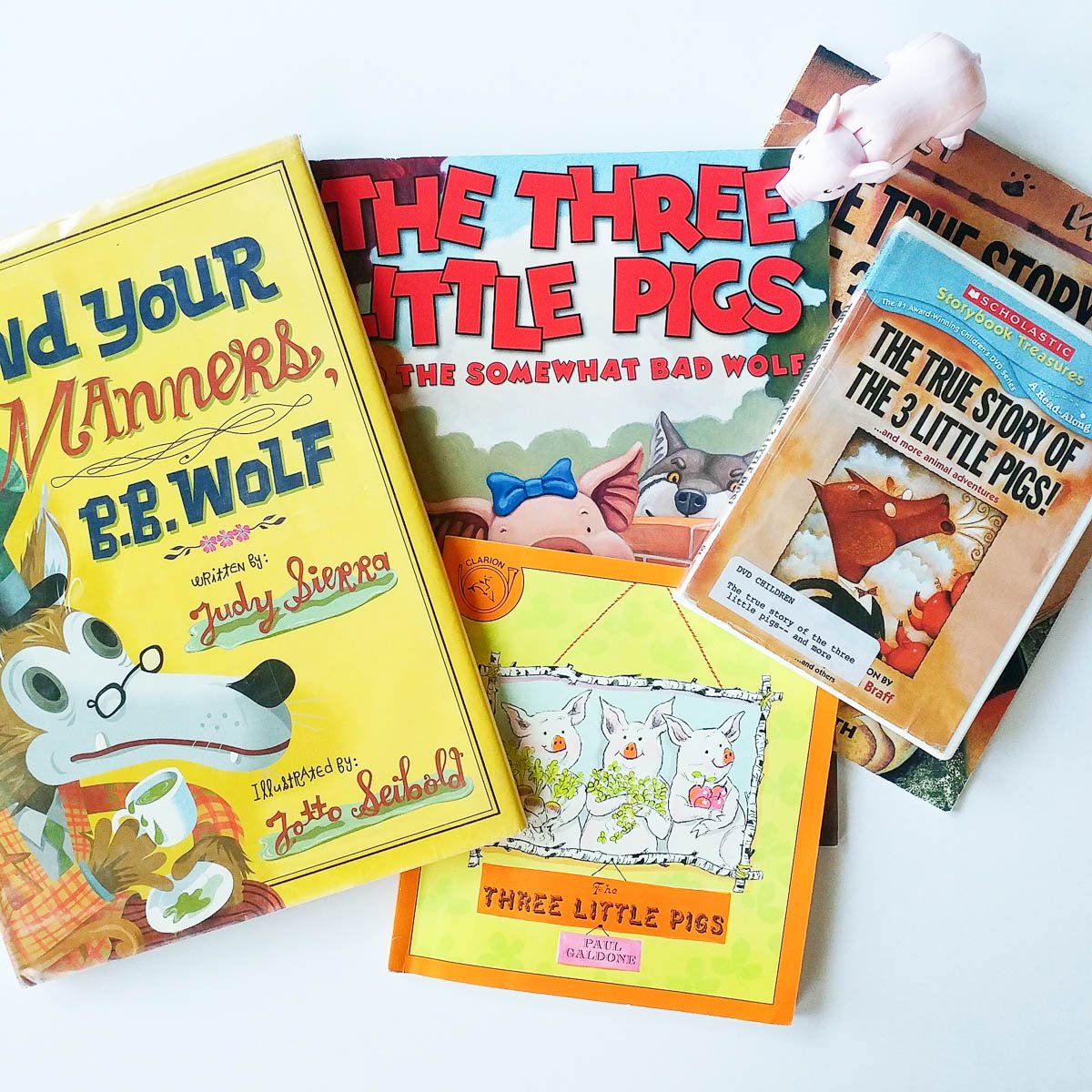 Three Little Pigs Books, DVD, and Toy