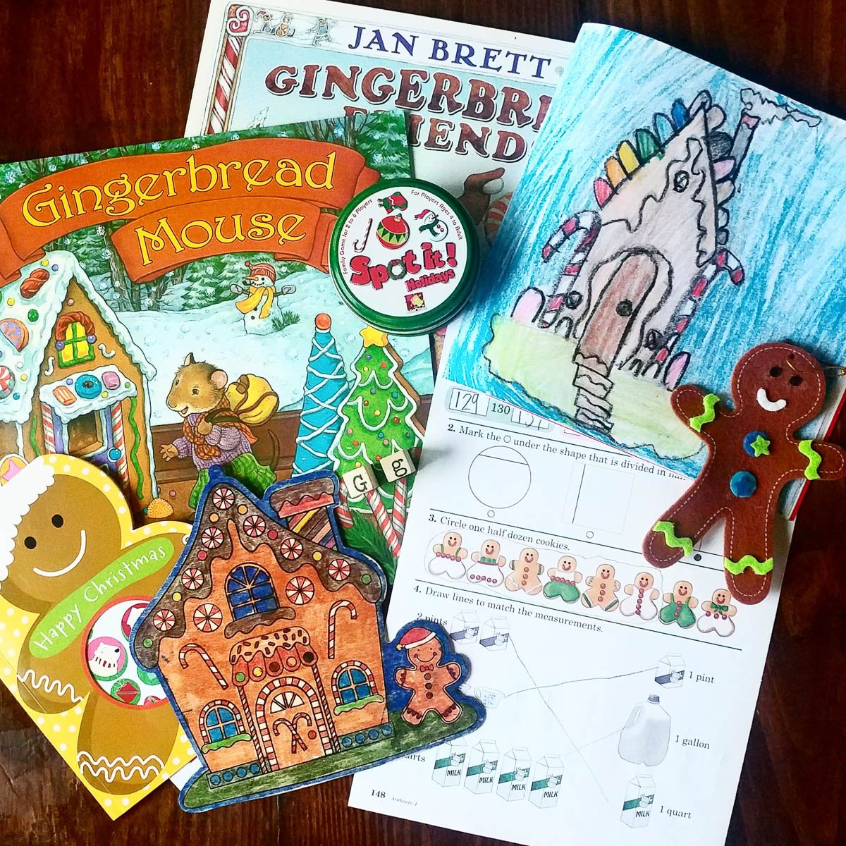 Front Cover of  Kid's Gingerbread Themed Books