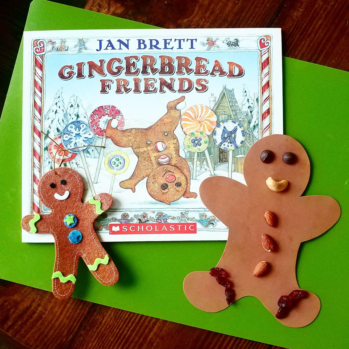 Christmas Book and Treats Set Up for Kids to Enjoy