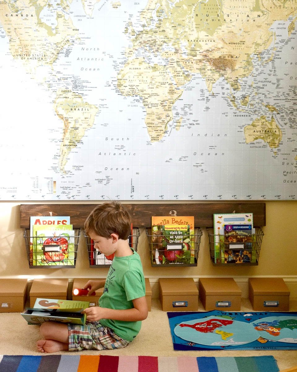 Boy Reading Books