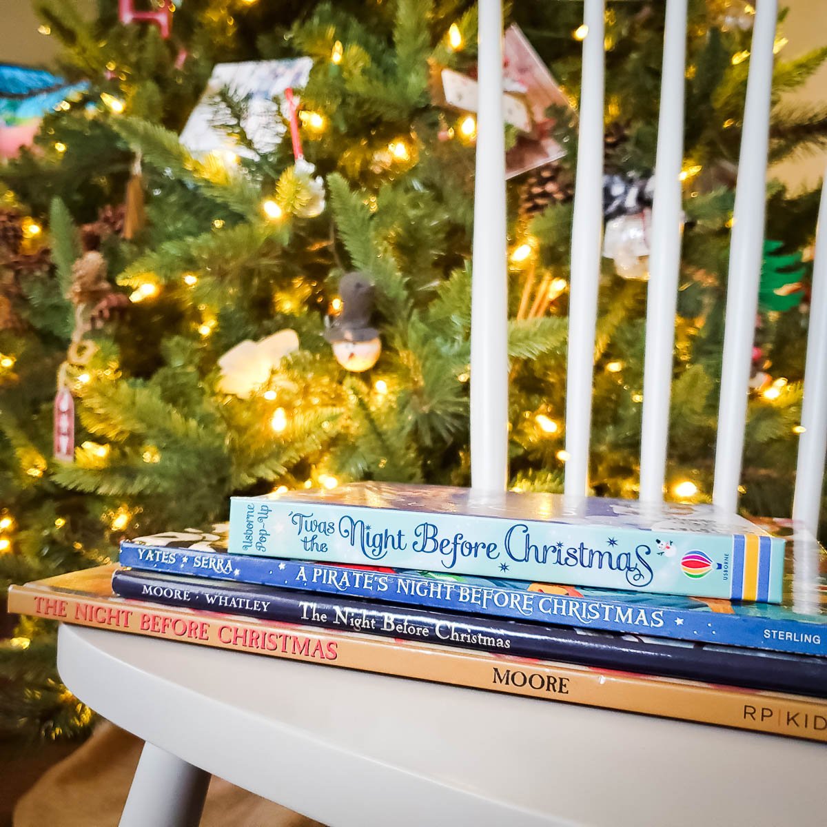 Stack of "Twas the Night Before Christmas" Books
